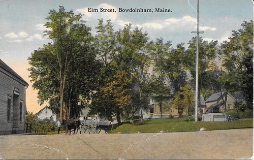 Oxford MA Main St. c1910 Rotograph Postcard | eBay