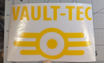 VAULT-TEC logo from Fallout video game series decal you choose color