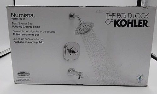 KOHLER Numista Single-Handle 3-Spray Wall-Mount Tub and Shower Faucet Chrome