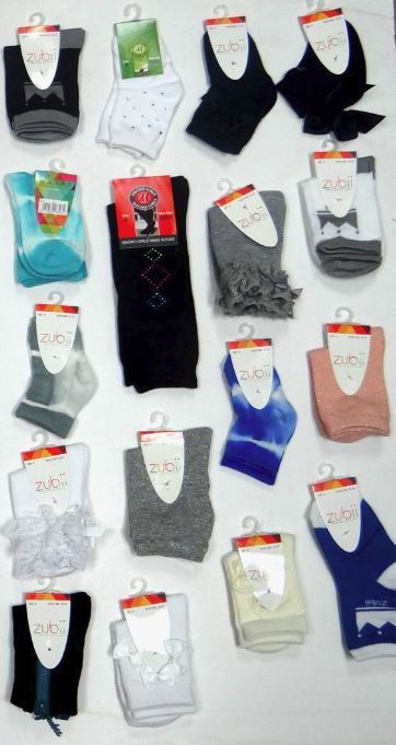 WHOLESALE RESALE LOT 144 Pair Kids Boutique Fashion Socks Mixed Sizes NWT NEW