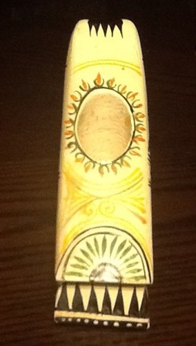 SRI LANKA Wooden Bird Candle Holder