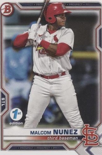 2021 Bowman Draft 1st Edition - Malcom Nunez #BD-56