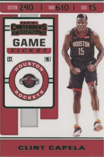 2019-20 Panini Contenders - Clint Capela #18