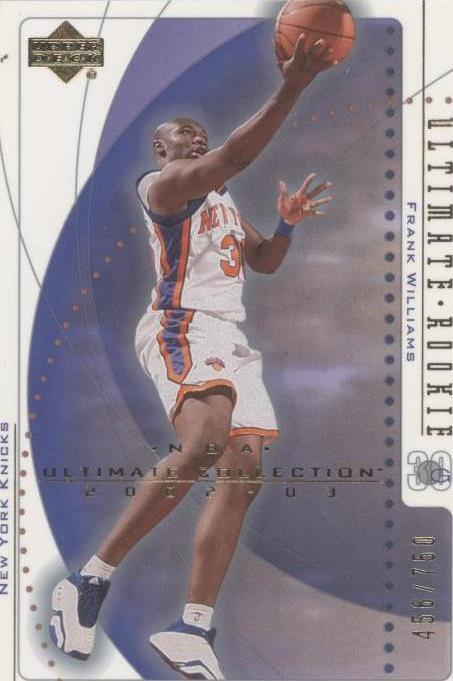2002-03 Upper Deck Ultimate Collection - Frank Williams #105