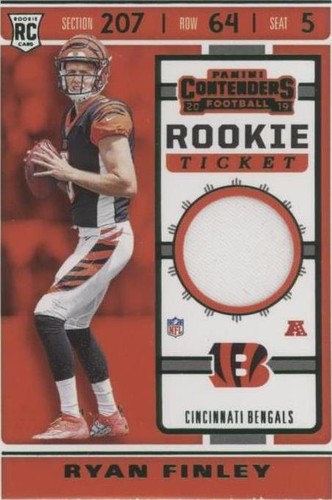 2019 Panini Contenders Ryan Finley #RTS-16