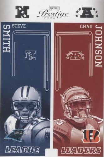 2006 Playoff Prestige Chad Johnson Marvin Harrison Santana Moss #LL-25