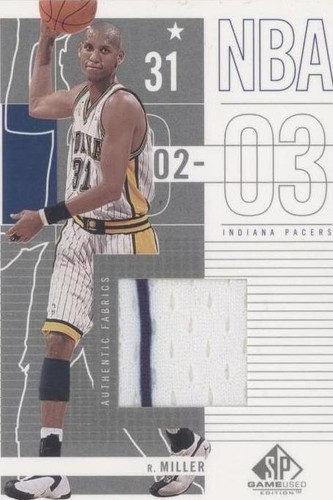 2002-03 SP Game Used Edition - Reggie Miller #35