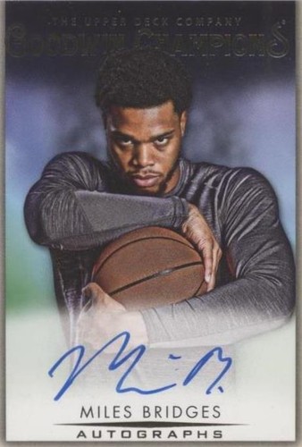 2021 Upper Deck Goodwin Champions - Miles Bridges #A-MB