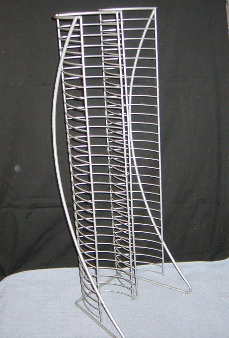 Metal  Wire 120 CD Storage Display Tower Holder
