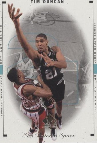 1998-99 SP Authentic - Tim Duncan #75