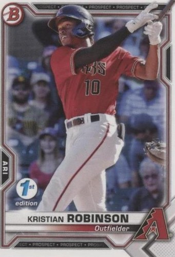 2021 Bowman 1st Edition - Kristian Robinson #BFE-136