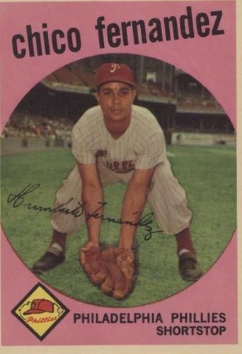 1959 TOPPS BASEBALL # 452 CHICO FERNANDEZ INV J4312 | eBay