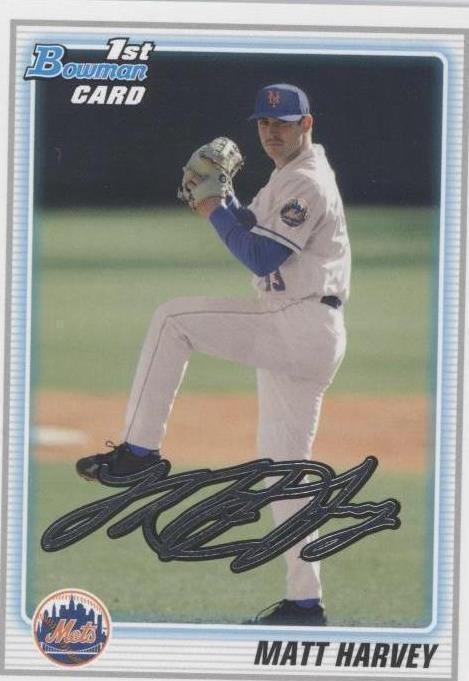 Bowman Draft Picks & Prospects 2010 - Matt Harvey #BDPP84