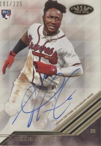2018 Topps Tier One - Ozzie Albies #BA-OAL