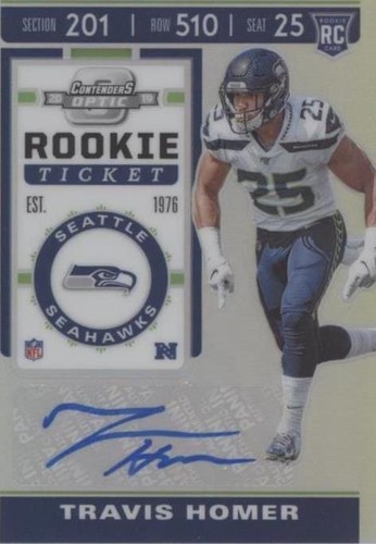 2019 Panini Contenders Optic Travis Homer #181