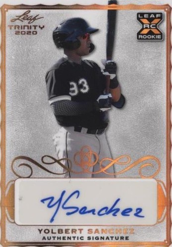 2020 Leaf Trinity - Yolbert Sanchez #A-YS1