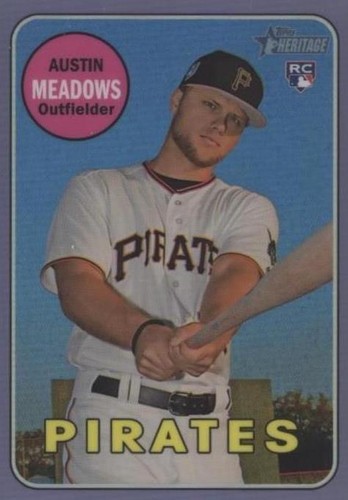 2018 Topps Heritage High Number - Austin Meadows #THC-568
