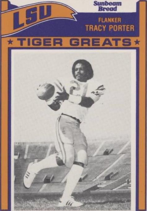 1983 Sunbeam Bread LSU Tiger Greats Tracy Porter #83