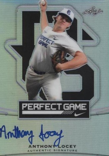 2015 Leaf Metal Draft - Anthony Locey #BA-AL1