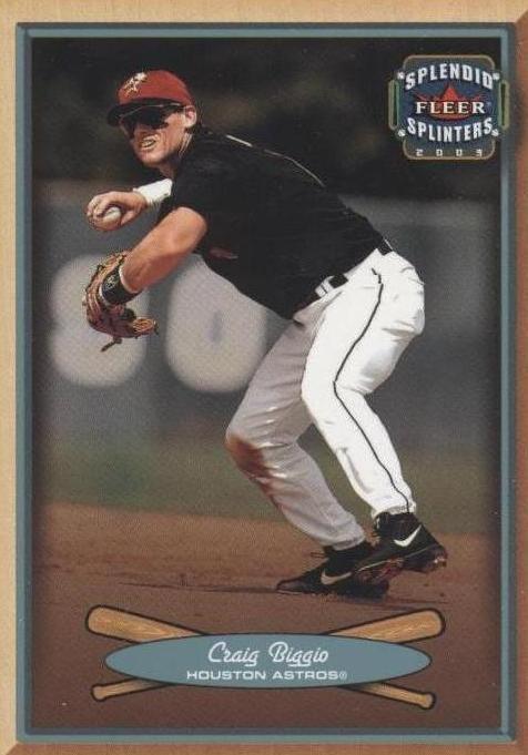 2003 Fleer Splendid Splinters - Craig Biggio #49