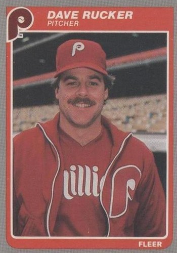 1985 Fleer Update - Dave Rucker #U-92