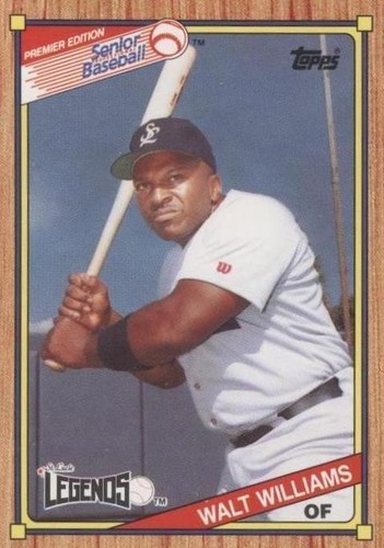 1989 Topps Senior League Baseball Walt Williams St. Lucie