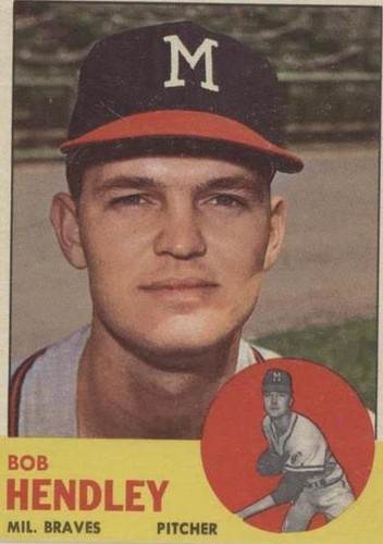 1963 Topps - Bob Hendley #62