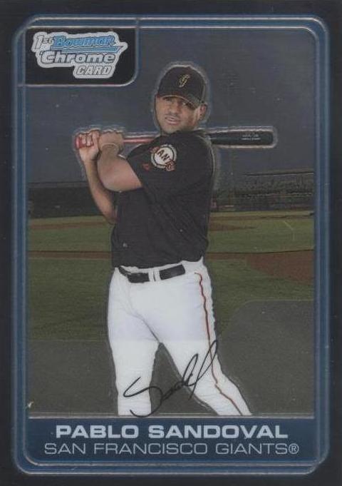 Bowman Chrome 2006 - Pablo Sandoval #BC181