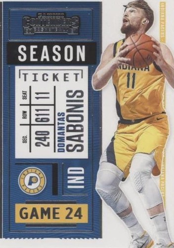 2020-21 Panini Contenders - Domantas Sabonis #68