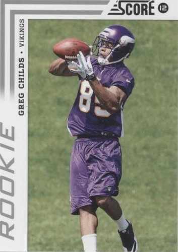 2012 Score Greg Childs #390