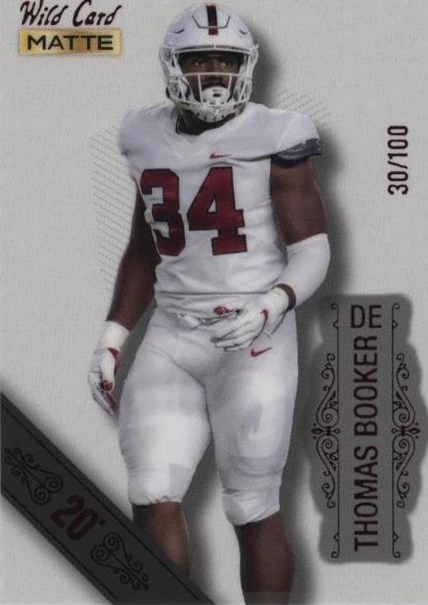 2022 Wild Card MATTE Thomas Booker #MB-110