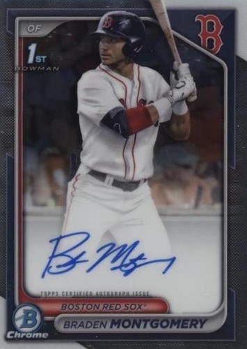 2024 Bowman Chrome Draft REFRACTOR BDC-58 BRADEN MONTGOMERY RC 