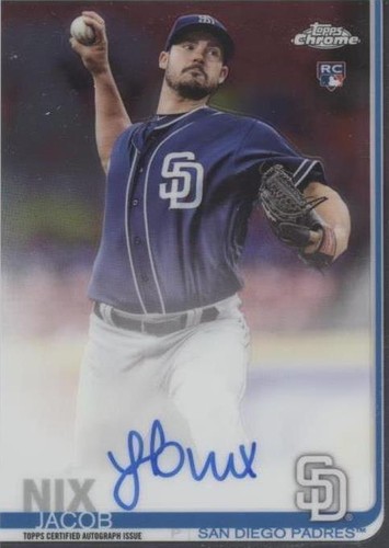 2019 Topps Chrome - Jacob Nix #RA-JN