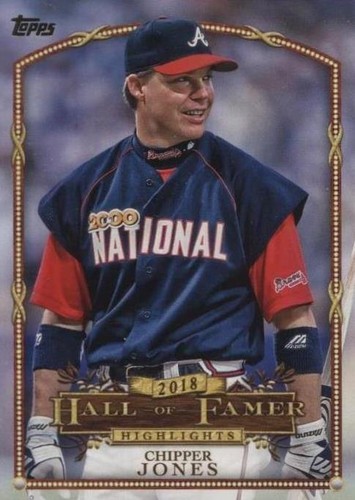 2018 Topps Update Series - Chipper Jones #HFH-5