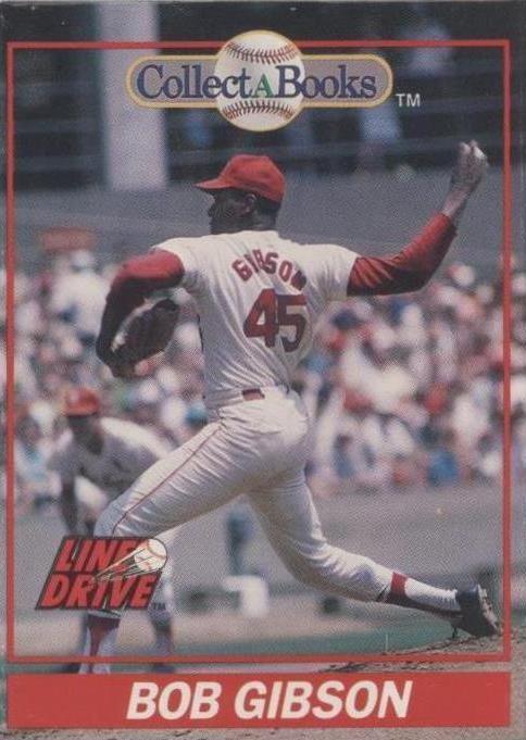1991 Line Drive Collect-A-Books - Bob Gibson #23