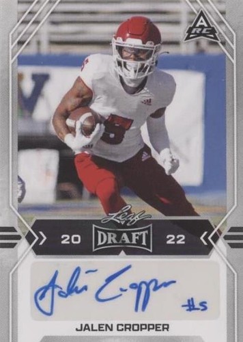 2022 Leaf Draft Jalen Cropper #BA-JC1