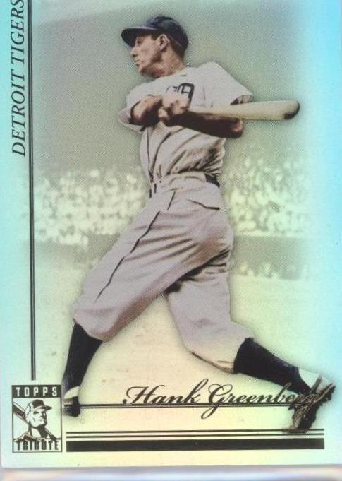 Topps Tribute 2010 - Hank Greenberg #48