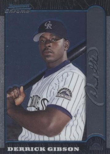 1999 Bowman Chrome - Derrick Gibson #75