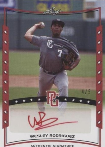 2014 Leaf Perfect Game Showcase - Wesley Rodriguez #A-WR1