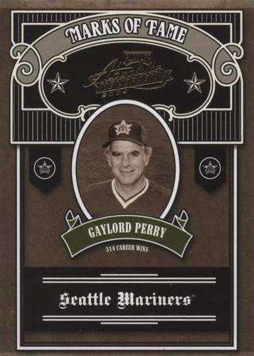 2004 Playoff Absolute Memorabilia - Gaylord Perry #MOF-15
