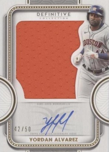 2022 Topps Definitive Collection - Yordan Alvarez #ARC-YA