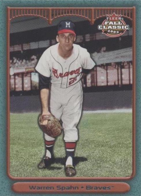 2003 Fleer Fall Classic - Warren Spahn #20