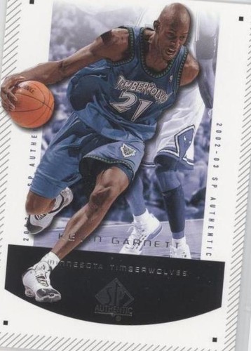 2002-03 SP Authentic - Kevin Garnett #48