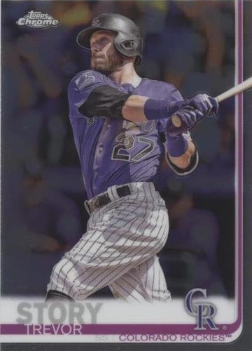 Trevor Story 2024 Topps Chrome Green Sonar Refractor /99. #279