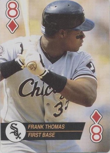 1993 Bicycle Baseball Aces Playing Cards - Frank Thomas #8D