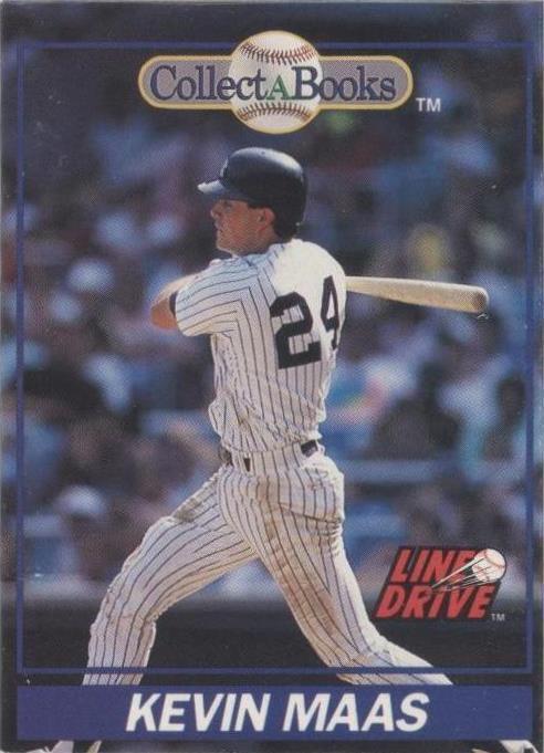 1991 Line Drive Collect-A-Books - Kevin Maas #21