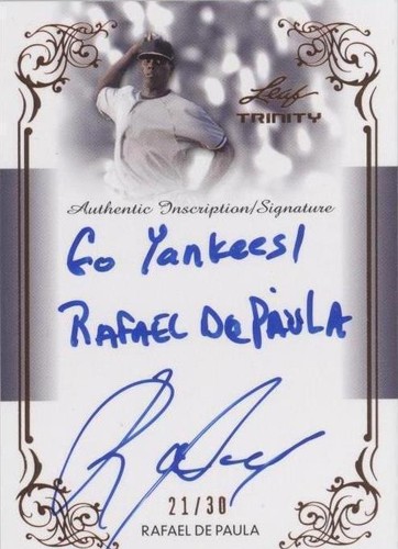 2013 Leaf Trinity - Rafael De Paula #DTI-RDP