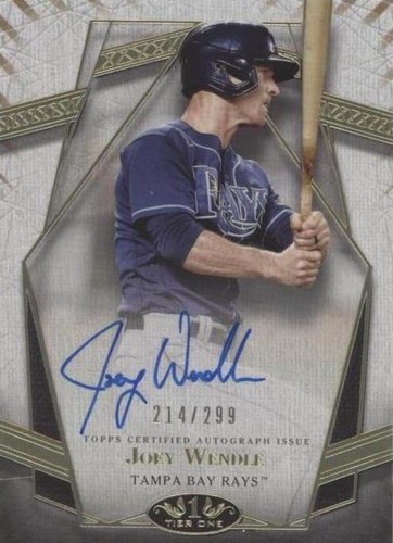 2022 Topps Tier One - Joey Wendle #PPA-JWE
