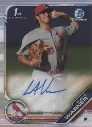 2019 Bowman Chrome - Austin Warner #CPA-AW