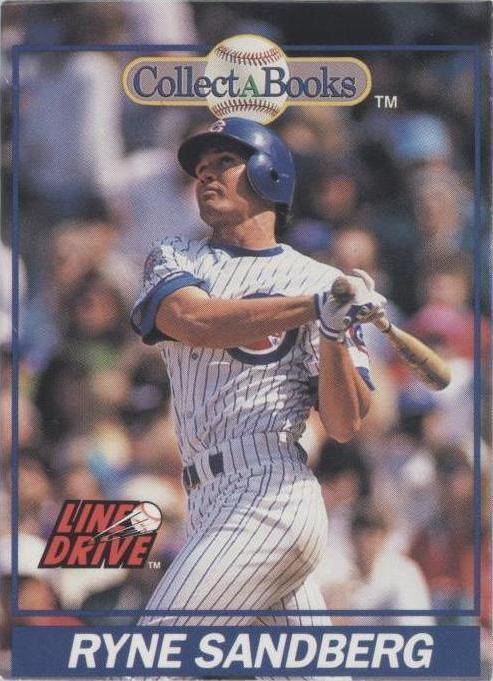 1991 Line Drive Collect-A-Books - Ryne Sandberg #15